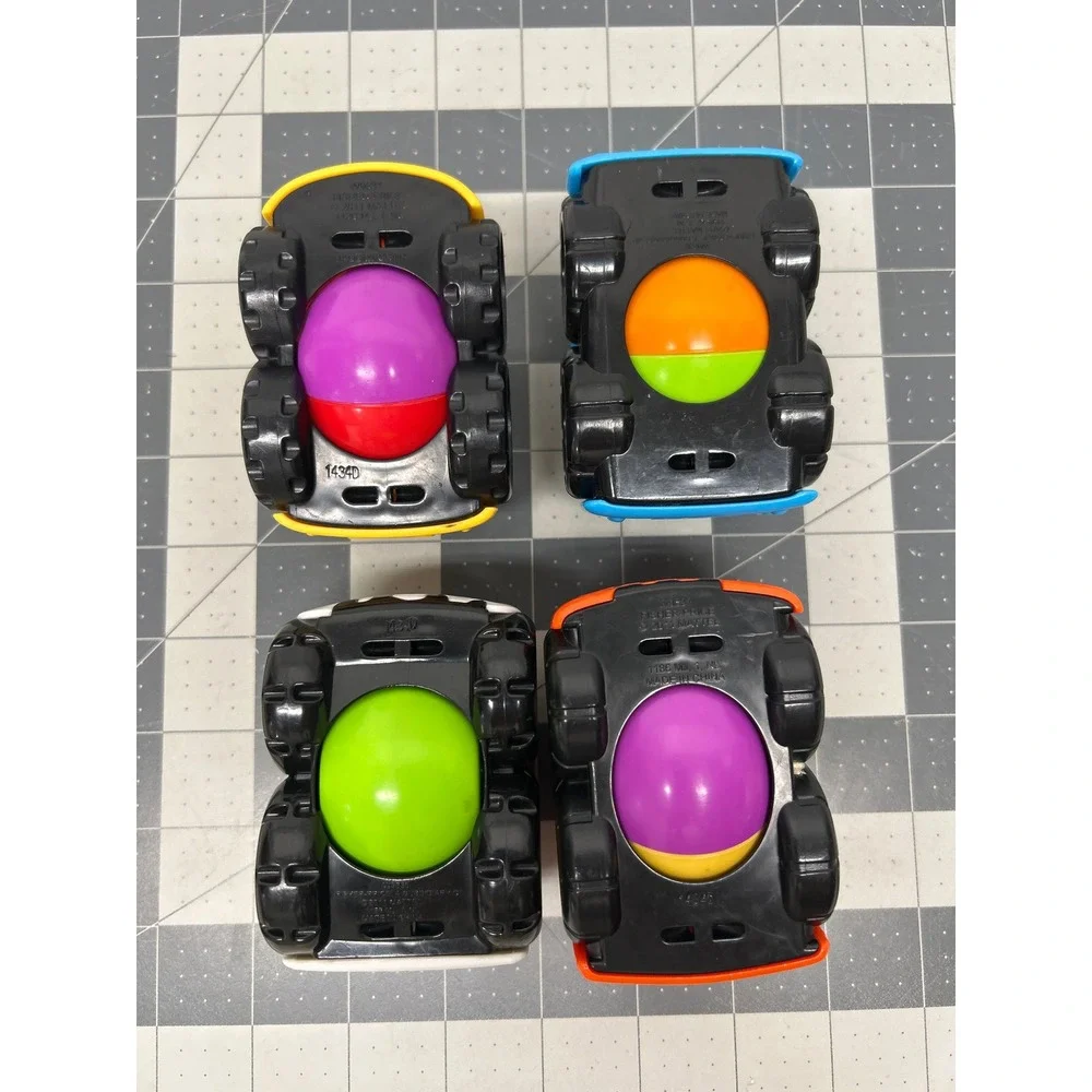 Fisher-Price Lil' Zoomers Roller Ball Cars Safari Animals Lot of 4 Preschool Toy